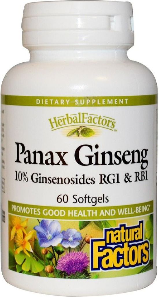 HERBAL FACTORS Panax Ginseng (100 mg - 60 sgels)