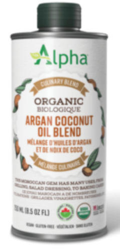 ALPHA HEALTH - Organic Argan Coconut Oil Blend (250 ml)