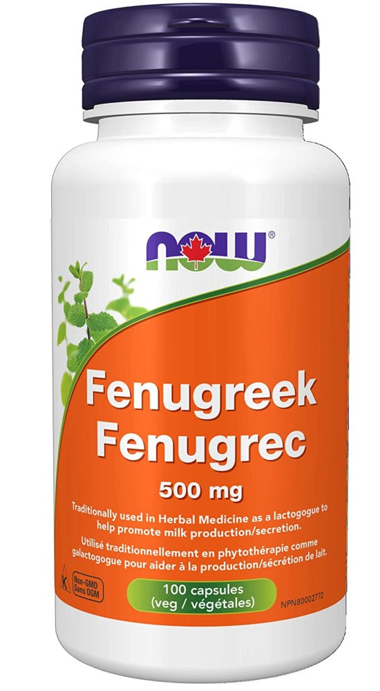 NOW Fenugreek (500 mg - 100 caps)