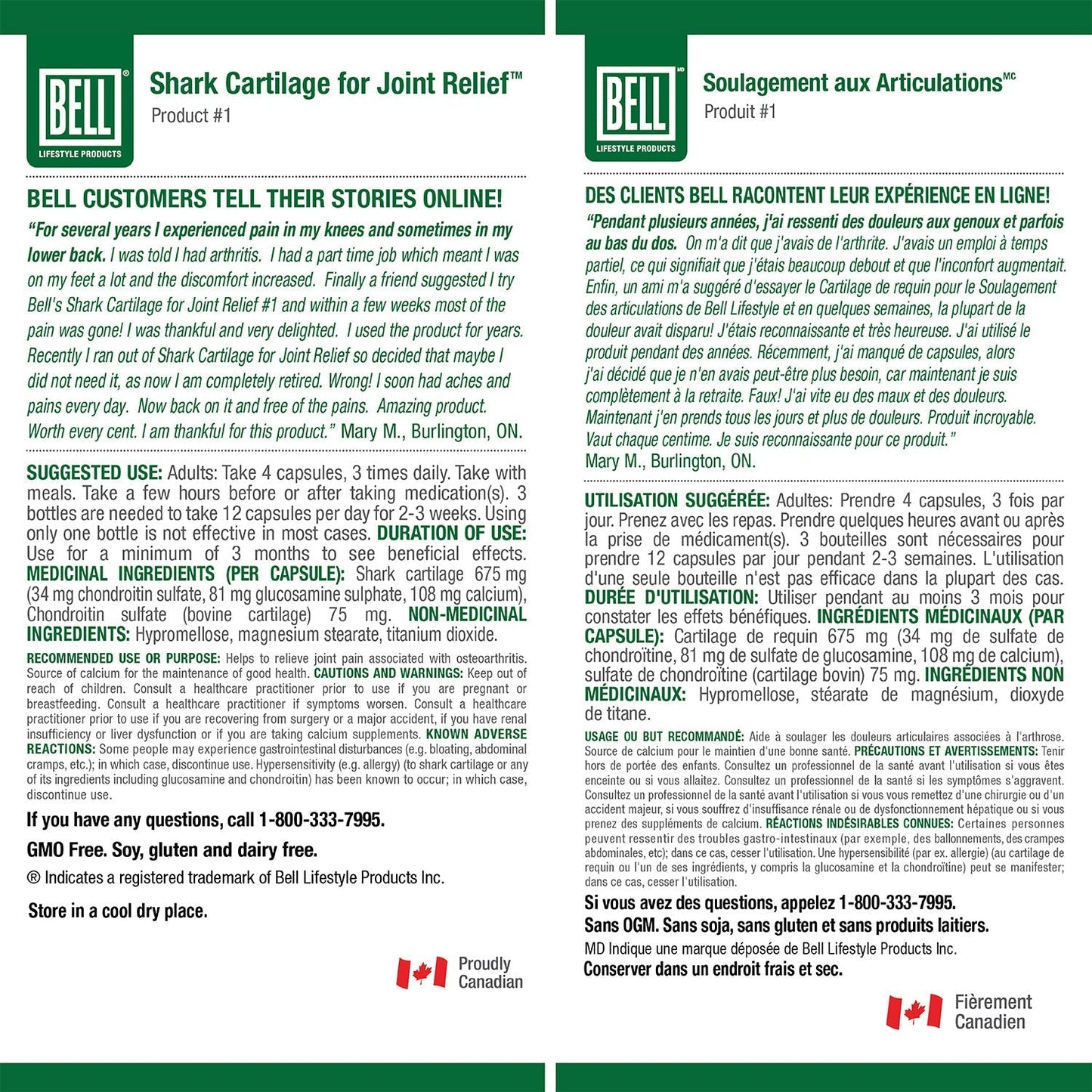 BELL Shark Cartilage for Joint Relief™