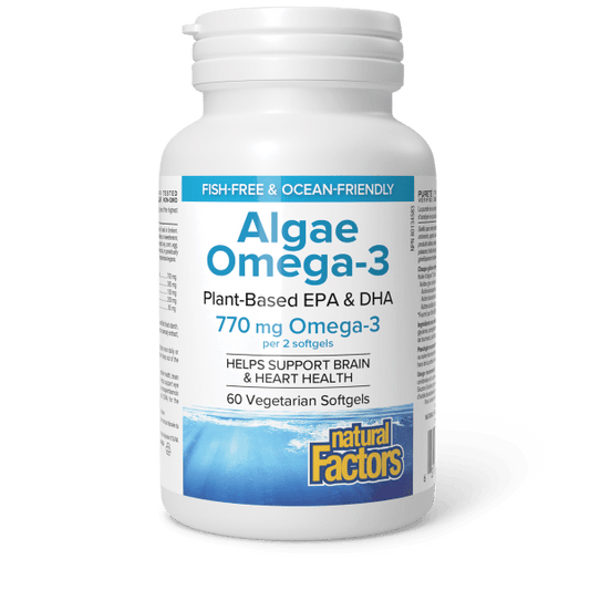 Natural Factors - Algae Omega-3 (770 mg - 60 softgels)