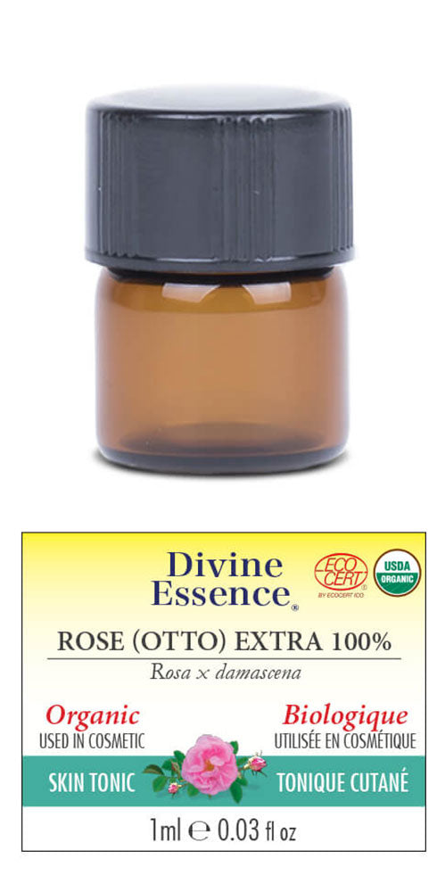 DIVINE ESSENCE Rose (Otto) Extra 100% Organic (1 ml)