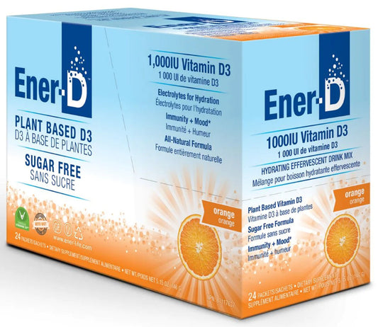 ENER-LIFE Ener-D Sugar Free (Orange - 24 x 6.5 g)