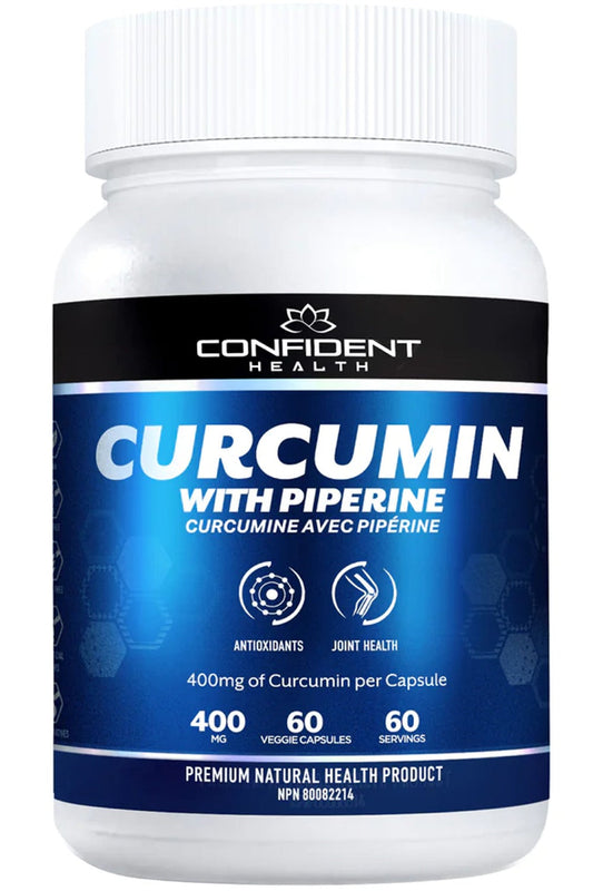 CONFIDENT HEALTH Curcumin (400mg - 60 caps)