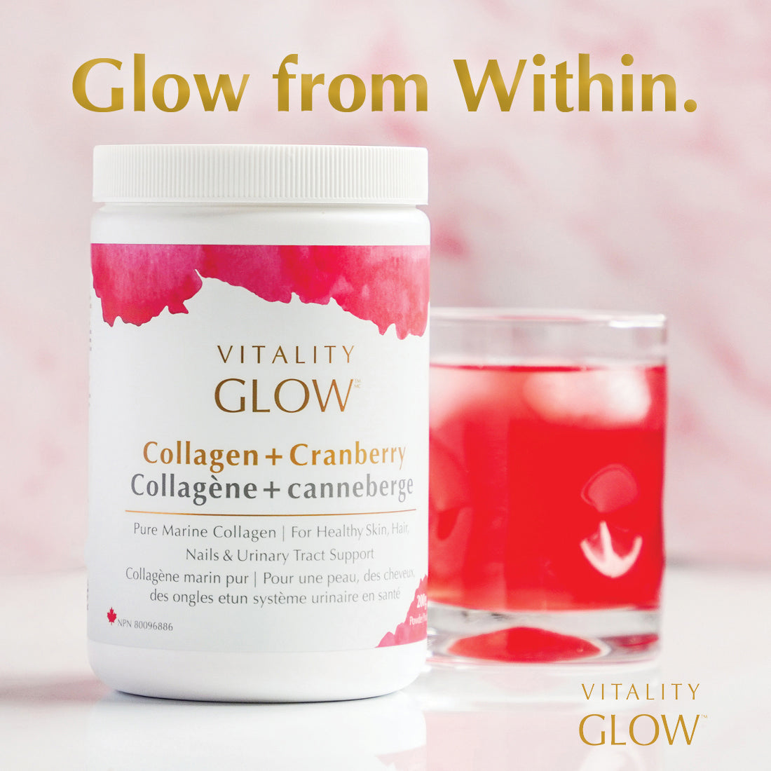 VITALITY GLOW Marine Collagen + Cranberry