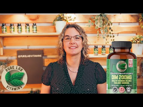 PURE LAB VITAMINS DIM (200 mg	 - 60 veg caps)