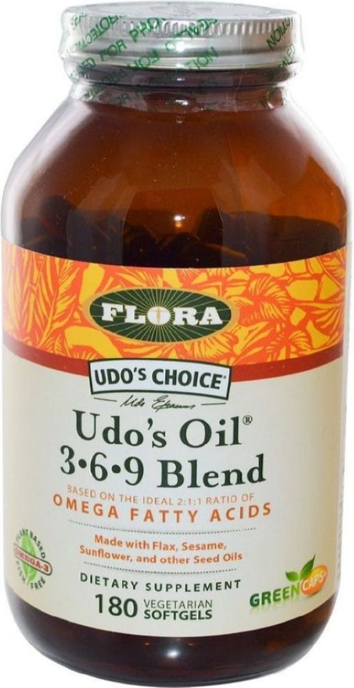FLORA Udos Oil 369 Blend (180 caps)