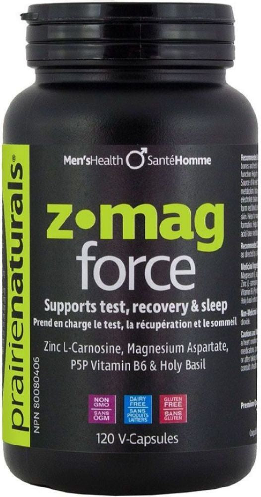 PRAIRIE NATURALS Z-Mag Force (120 veg caps)