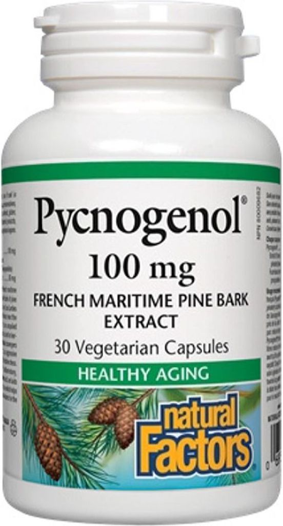 NATURAL FACTORS Pycnogenol (100 mg 30 veg caps)