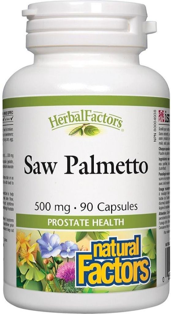 HERBAL FACTORS Saw Palmetto (500 mg - 90 caps)