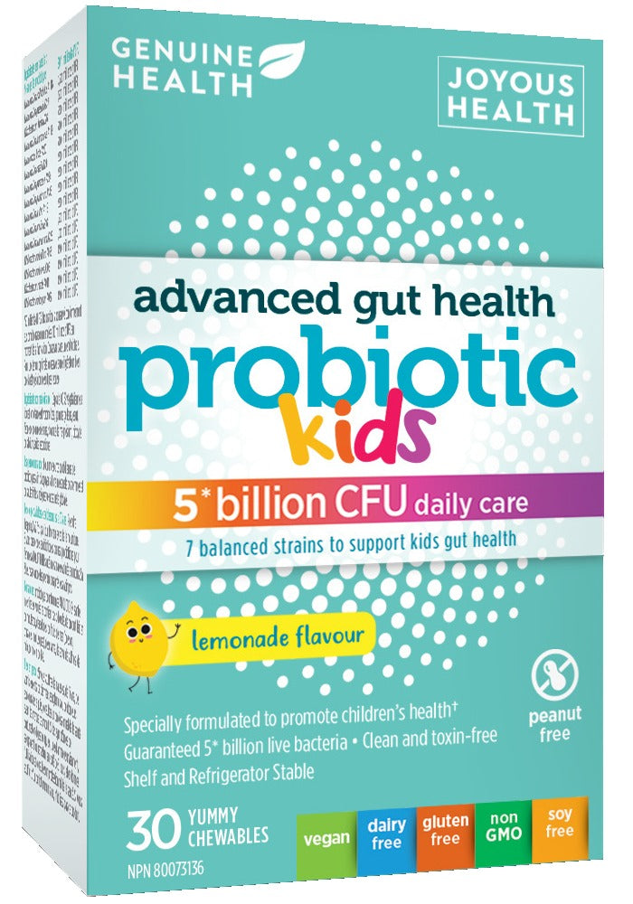 GENUINE HEALTH Advanced Gut Health Probiotic Kids (30 Chews)
