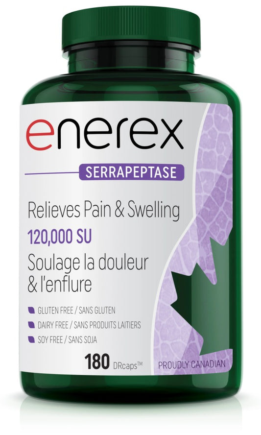 ENEREX Serrapeptase (120,000 SU - 180 caps)