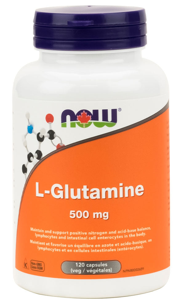 NOW L-Glutamine (500 mg - 120 caps)