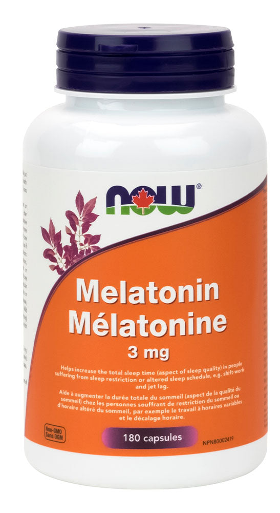 NOW Melatonin (3 mg - 180 caps)
