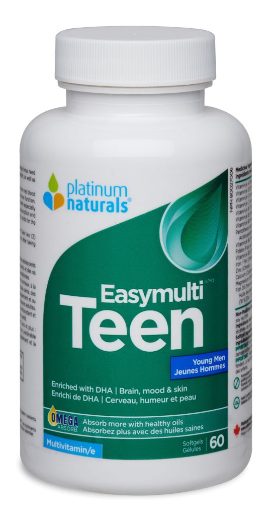 PLATINUM Easy Multi Teen Young Men  (60 sgels)