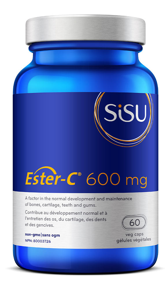 SISU Ester-C 600 mg  (60 veg caps)