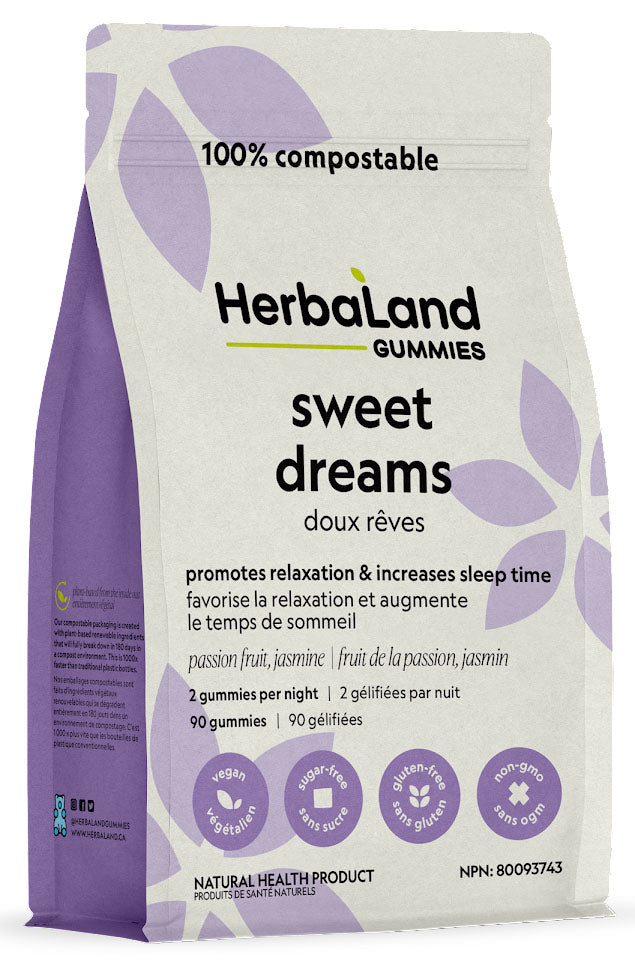 HERBALAND Sweet Dreams (Passion Fruit - 90 gummies)
