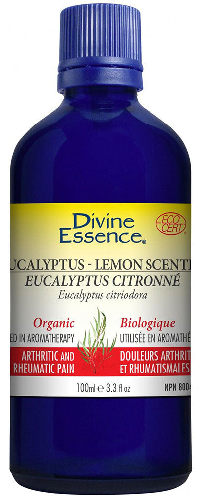 DIVINE ESSENCE Eucalyptus Lemon-Scented (Organic - 100 ml)