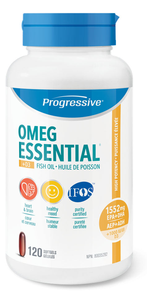 PROGRESSIVE OmegEssential + D (120 sgels)