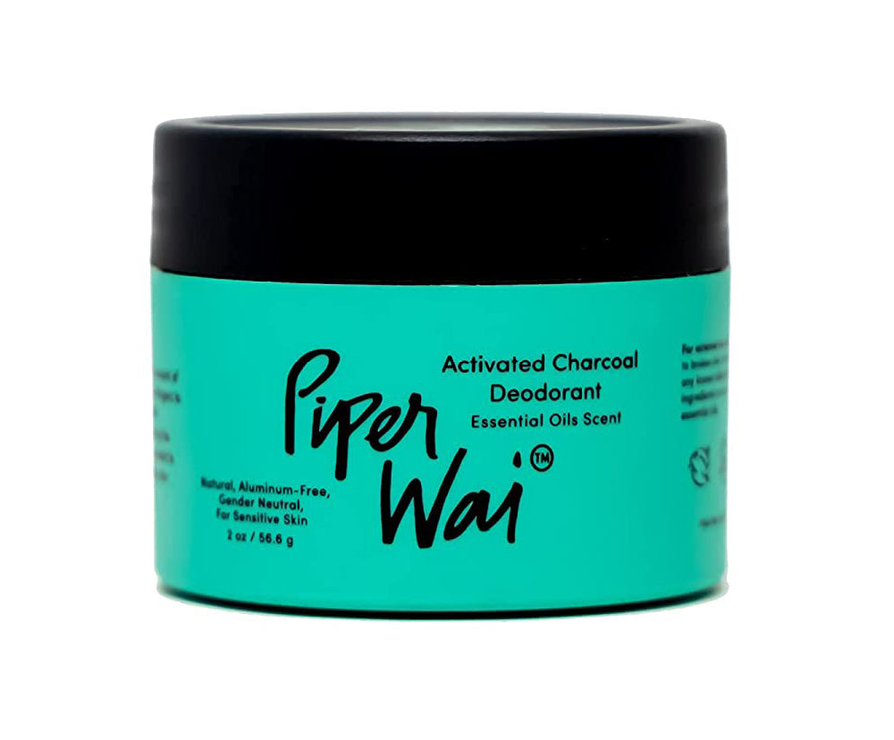 PIPERWAI Activated Charcoal Deodorant - Jar
