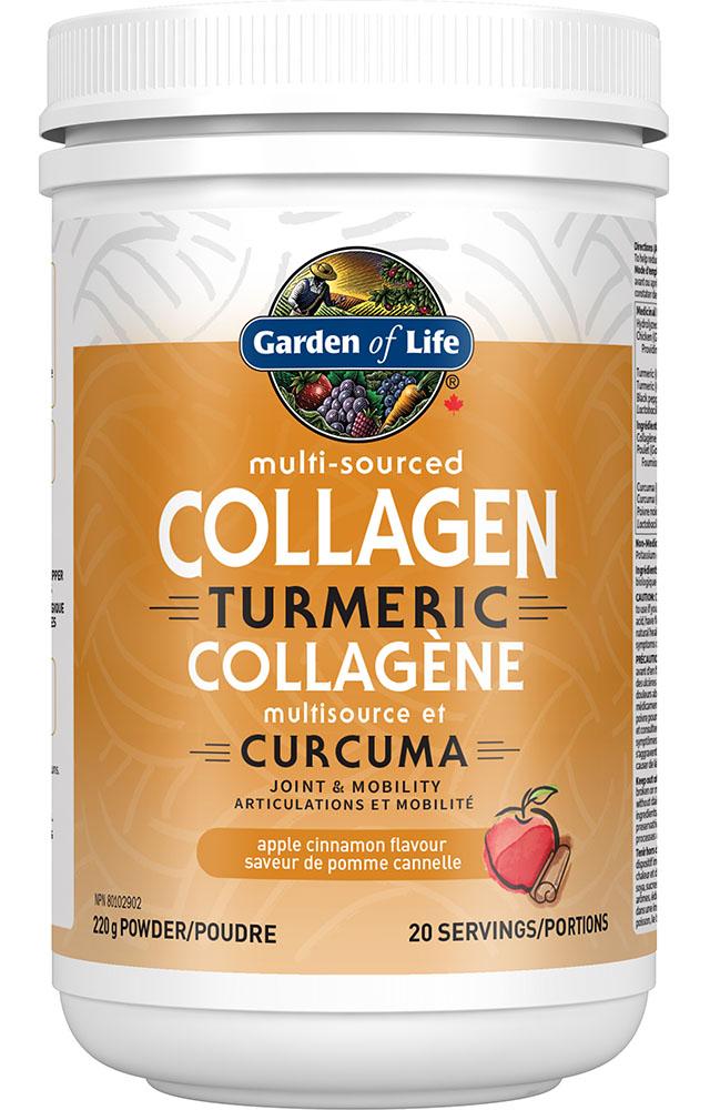 GARDEN OF LIFE Multi Source Collagen Turmeric (Aplle Cinnamon - 220 gr)